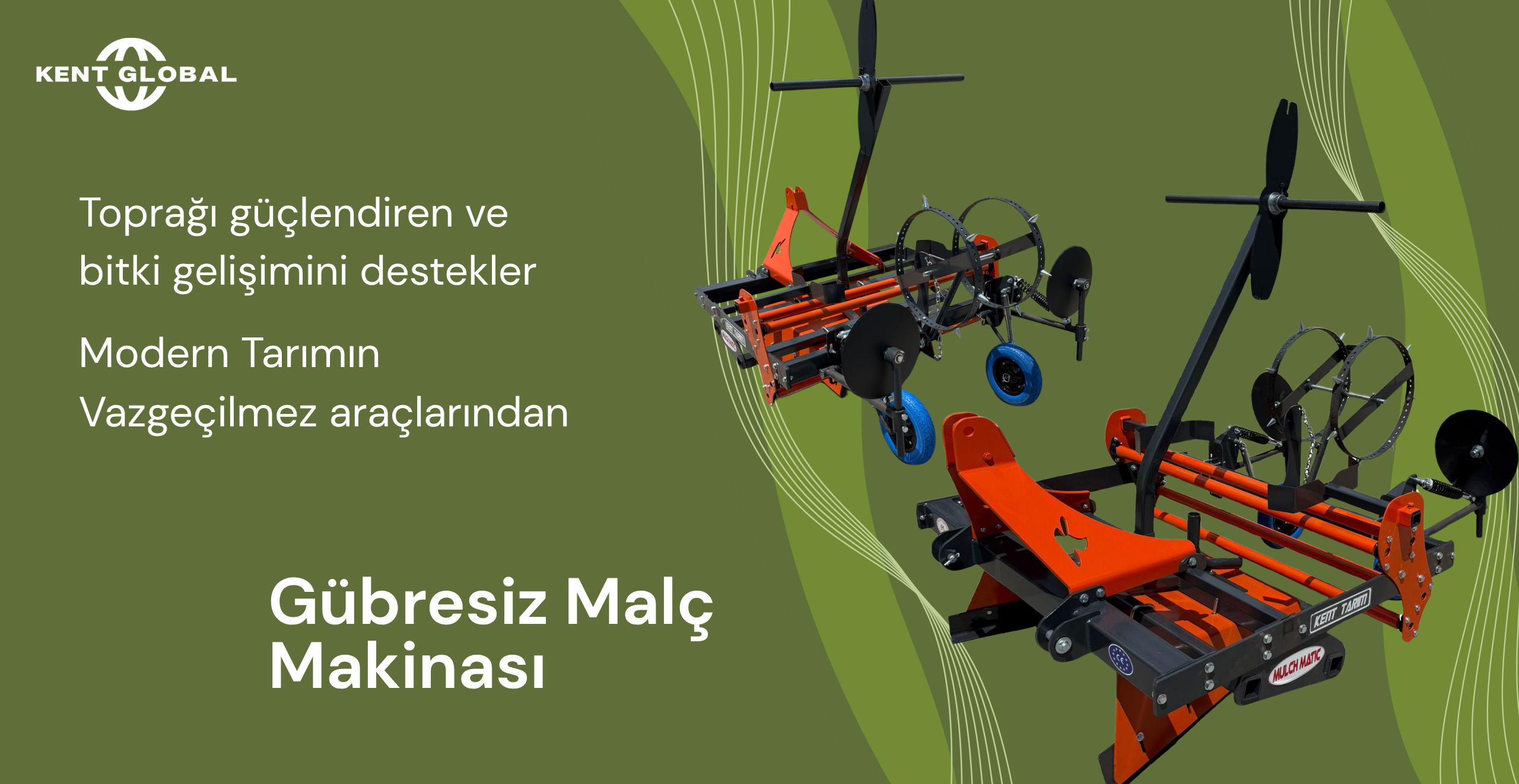 Gübresiz Malç Makinası Banner Mobil