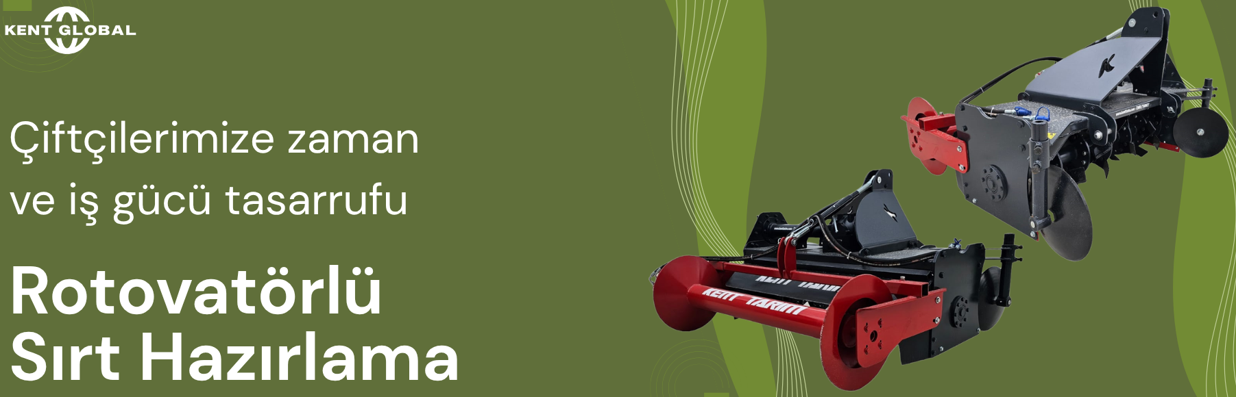 Rotovatörlü Sırt Hazırlama Banner
