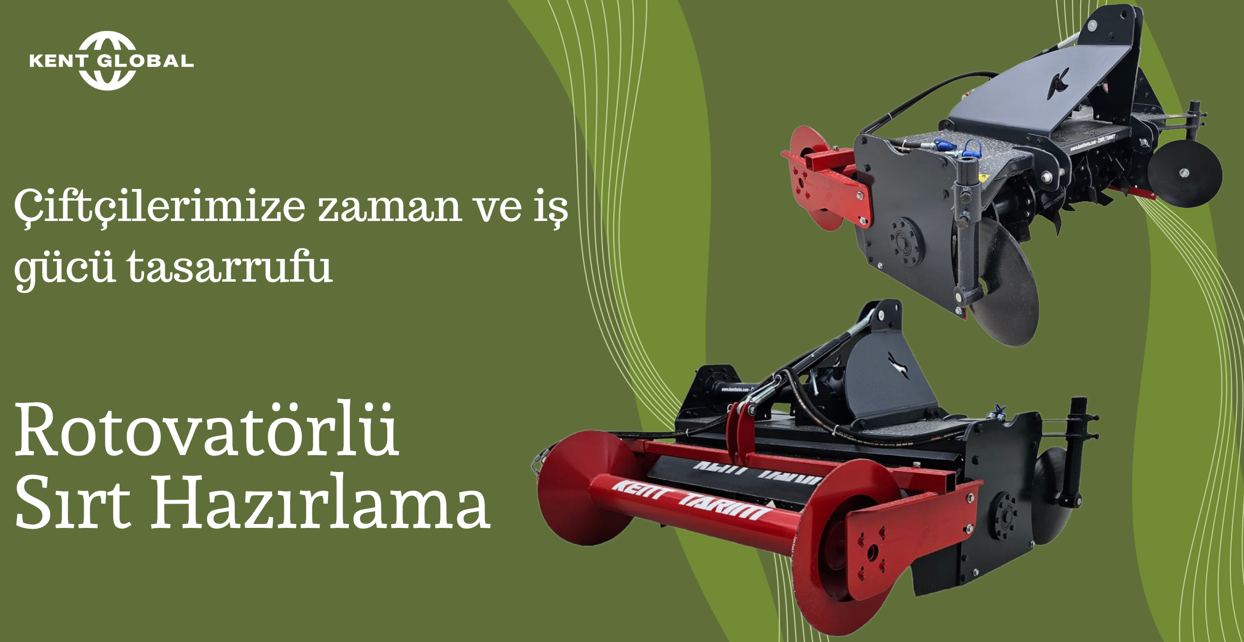 Rotovatörlü Sırt Hazırlama Mobil